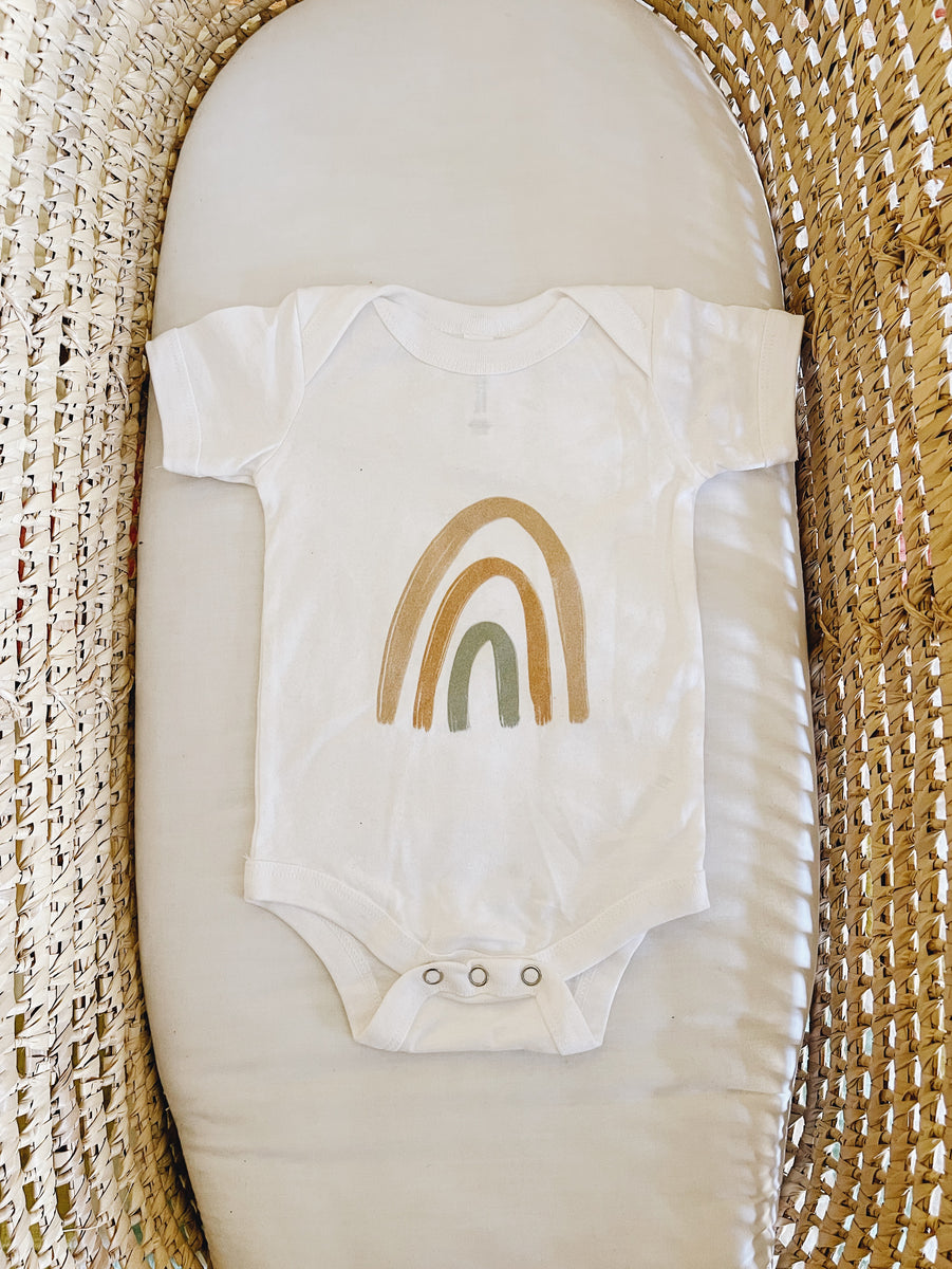 Rainbow hot sale baby outfit