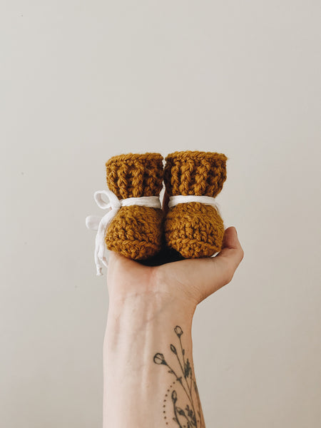 DIY Crochet Kit - Classic Booties - Infant