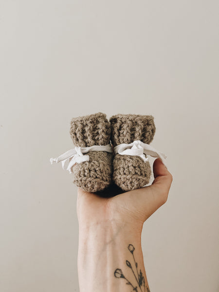'Oatmeal' Slippers // Baby // Made to Order