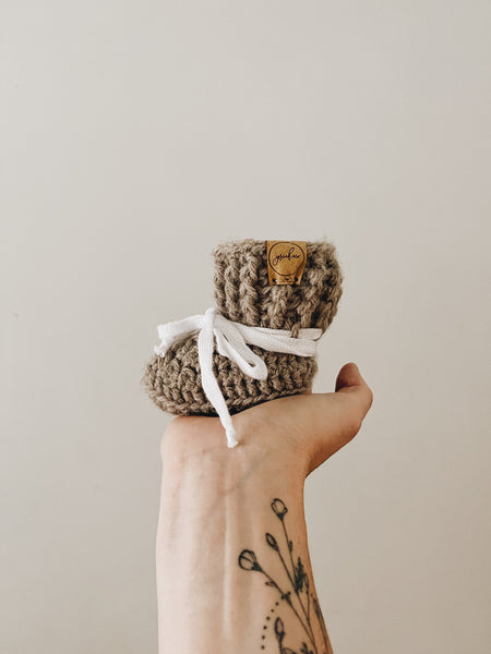 'Oatmeal' Slippers // Baby // Made to Order