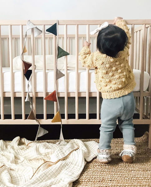 'Rainbow Baby' Leather Slippers // Baby