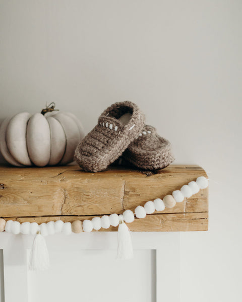 NEW: Crochet Pattern: Toddler + Child Leather Loafers - Digital Download