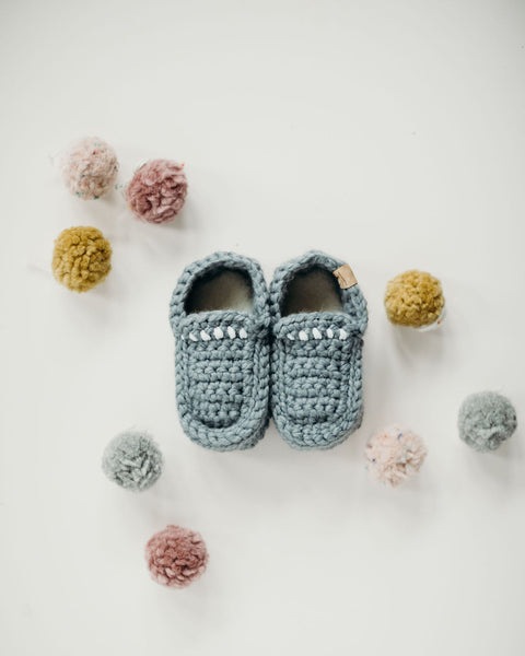 NEW: Crochet Pattern: Toddler + Child Leather Loafers - Digital Download