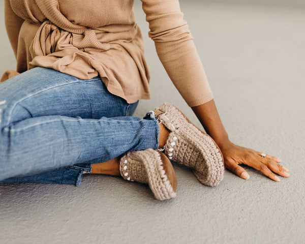 NEW: Crochet Pattern: Adult Leather Loafers - Digital Download