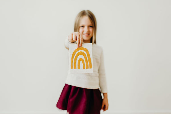 'Rainbow' - Handmade Seed Cards