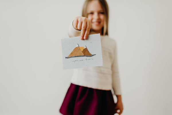 'You are Brave' - Handmade Seed Cards