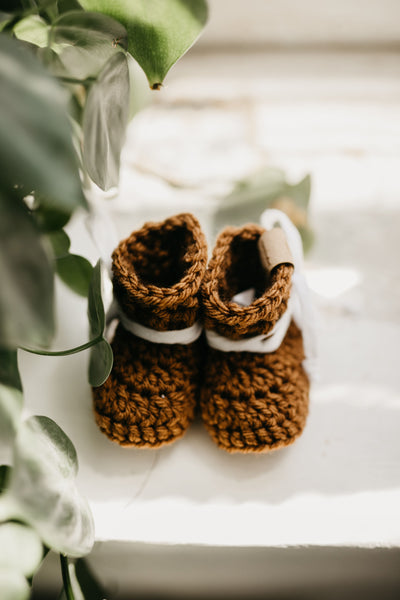 'Copper' Slippers // Baby // Made to Order