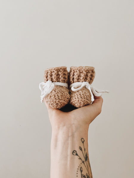 DIY Crochet Kit - Classic Booties - Infant