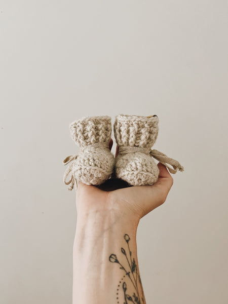 'Linen' Slippers // Baby // Made to Order
