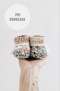 Crochet Pattern: Chunky Booties - Digital Download
