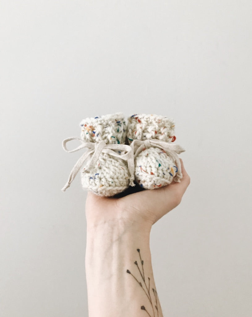 DIY Crochet Kit - Classic Booties - Infant