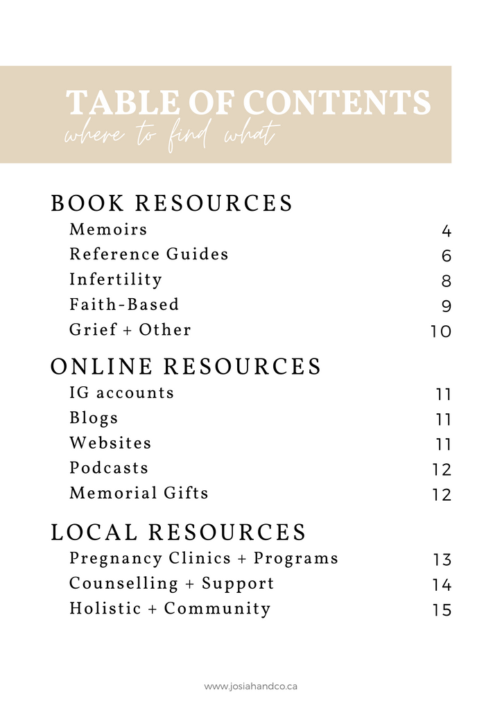 Pregnancy + Infant Loss: a Comprehensive Resource Guide - PDF download ...