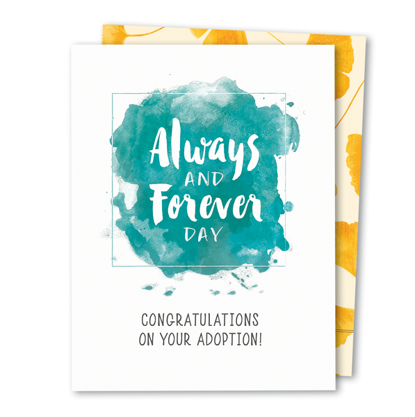 'Always & Forever Day' Adoption Noble Greeting Card